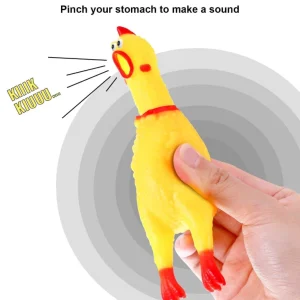 Screaming Rubber Chicken - Le jouet préféré des internautes !